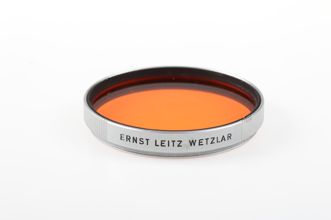 Leica Orangefilter E42 in Chrom-Fassung