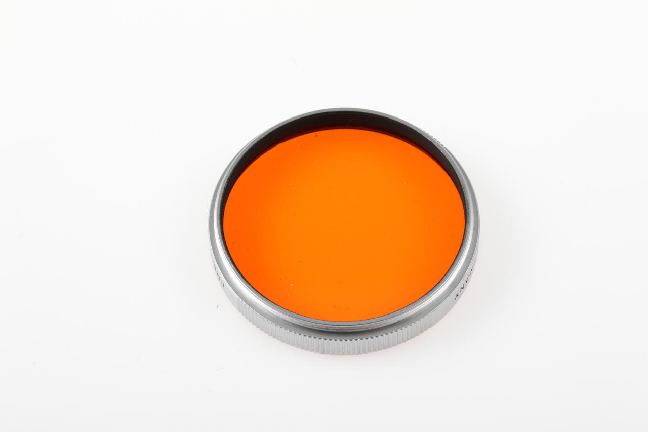 Leica Orangefilter E42 in Chrom-Fassung