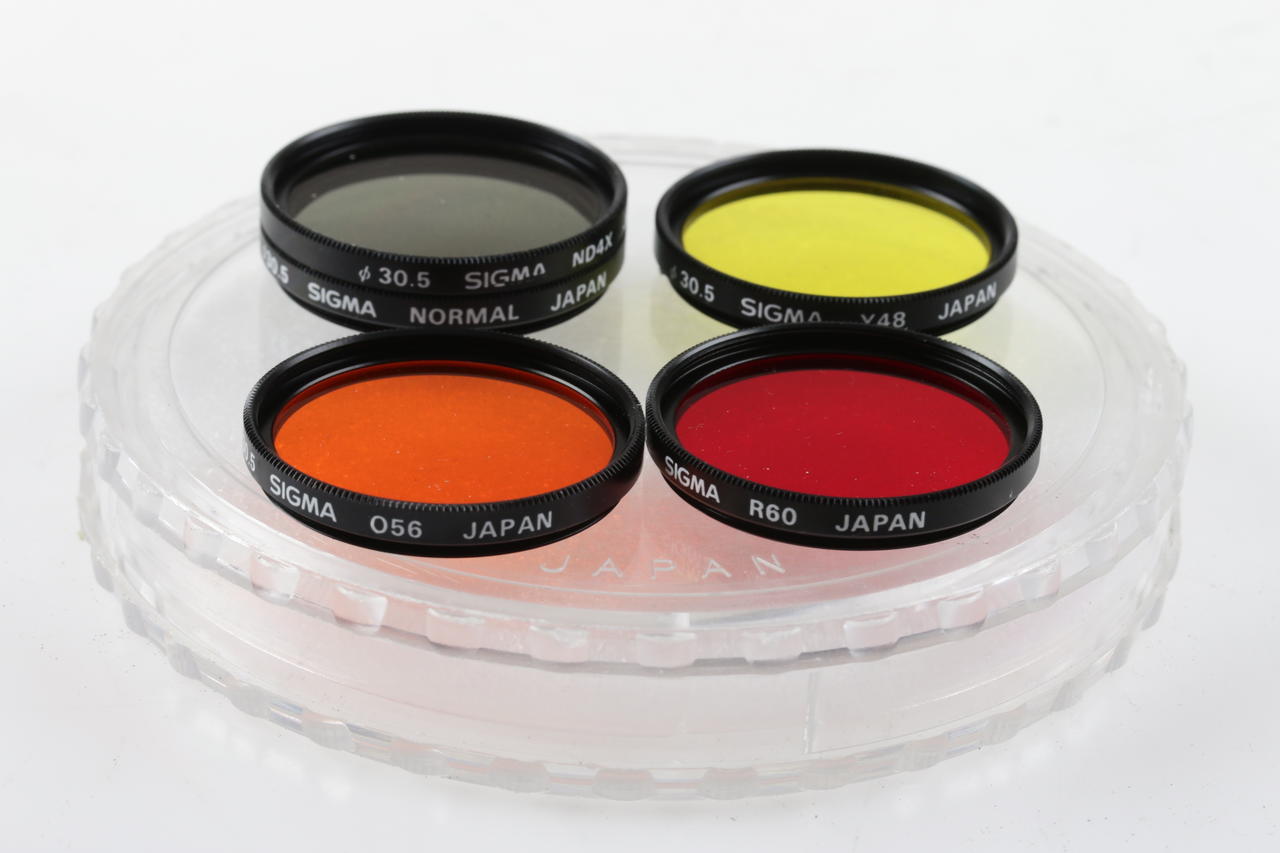 SIGMA Filtersatz 30,5mm - normal, gelb, orange, rot und ND4x