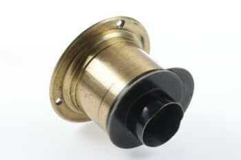 Messingobjektiv mit Blendenvorsatz