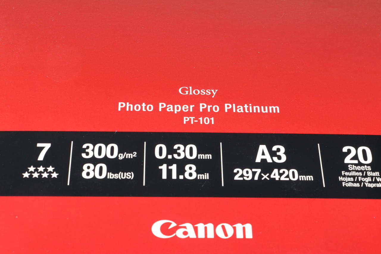 Canon Pro Platinum PT-101 A3 Premium 20 Blatt 300g