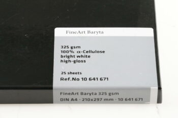 Hahnemühle FineArt Baryta A4 325gsm 25Bl.