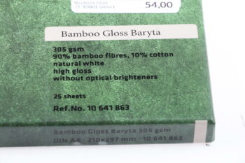 Hahnemühle Bamboo Gloss Baryta A4 305gsm 25Bl.