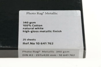 Hahnemühle Photo Rag Metallic A3 340gsm 25Bl.