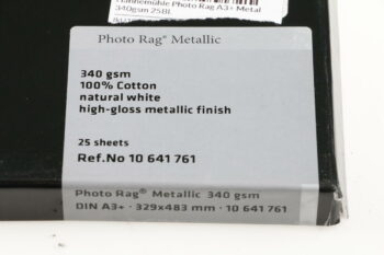 Hahnemühle Photo Rag A3+ Metal 340gsm 25Bl.