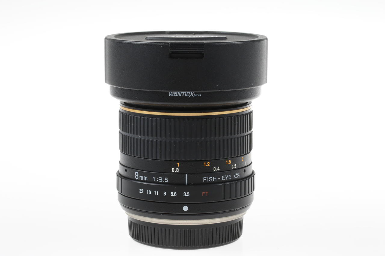 Walimex Pro 8mm f/3,5 Fish-Eye CS für Four Thirds