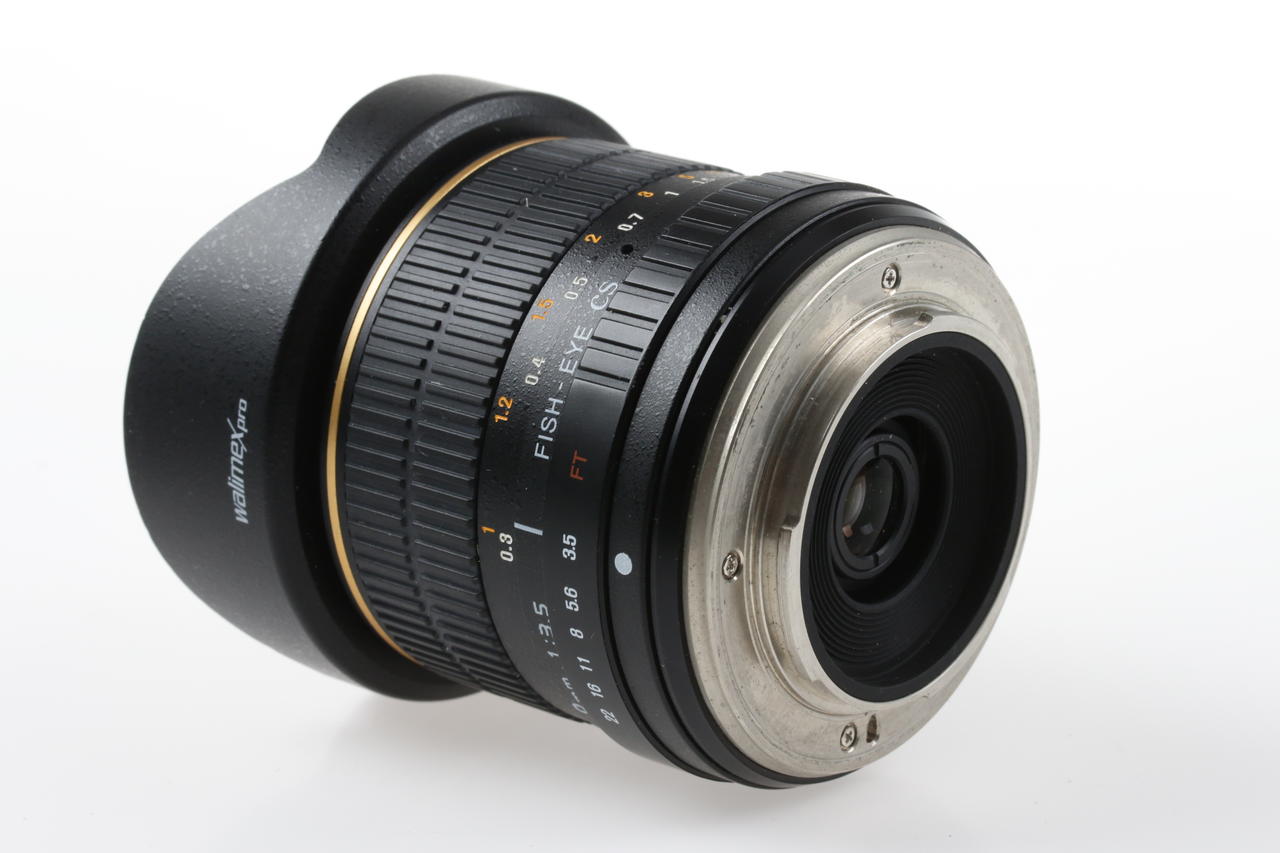 Walimex Pro 8mm f/3,5 Fish-Eye CS für Four Thirds
