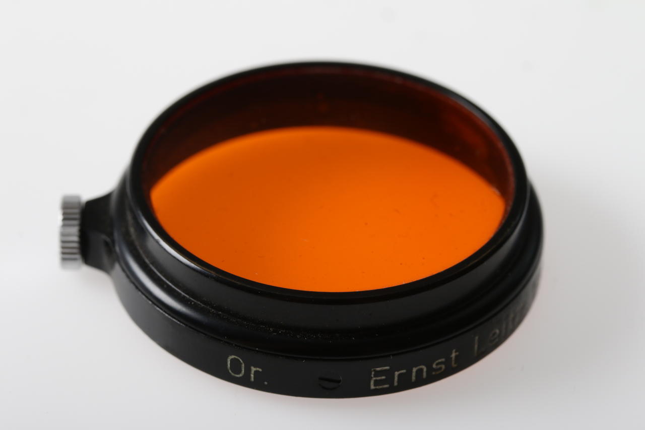 Leica Orangefilter mit Klemmfassung schwarz