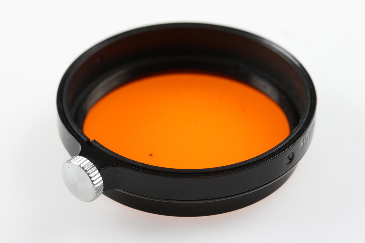 Leica Orangefilter mit Klemmfassung schwarz
