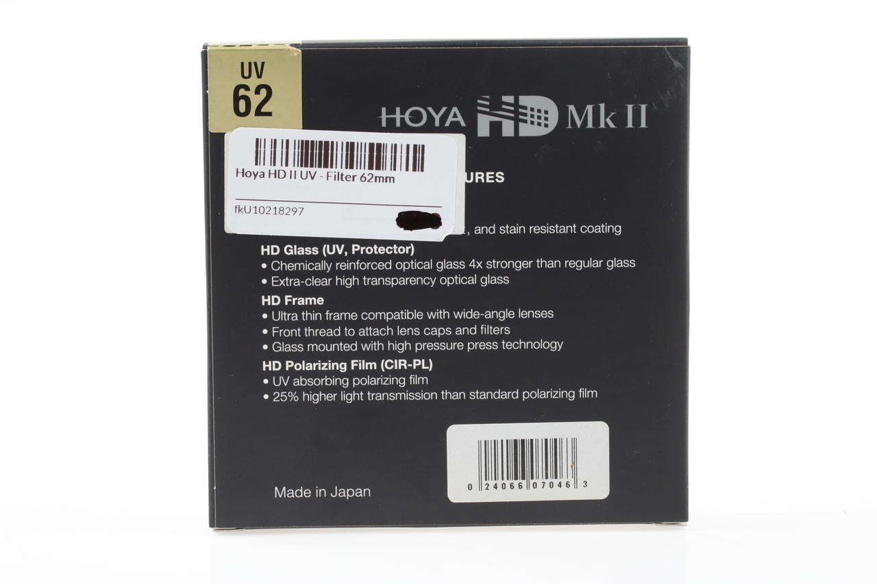 Hoya HD II UV - Filter 62mm