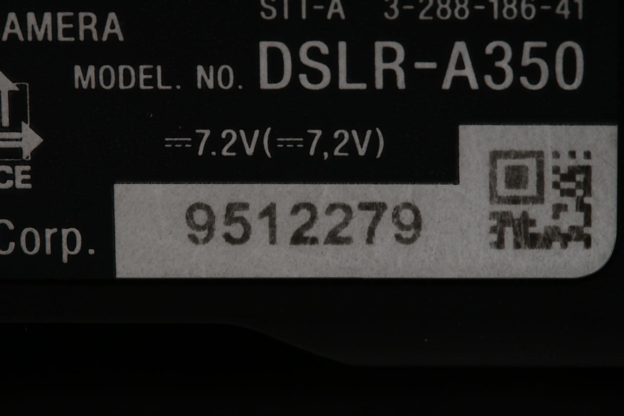 Sony Alpha 350 mit SAM DT 18-55mm f/3,5-5,6 - #9512279