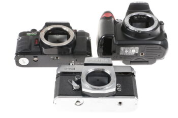 Konvolut diverse SLR Kameras - 9 Stück Bastlergeräte