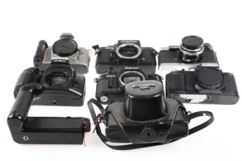 Konvolut diverse SLR Kameras - 7 Stück Bastlergeräte