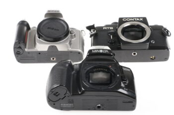 Konvolut diverse SLR Kameras - 7 Stück Bastlergeräte