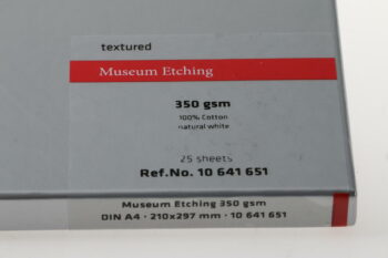 Hahnemühle Museum Etching A4 350gsm 25Bl.