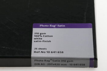 Hahnemühle Photo Rag Satin A3 310gsm 25Bl.