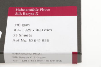 Hahnemühle Photo SILK BARYTA X/310G/A3+/25B
