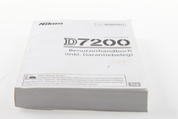 Nikon D7200 Benutzerhandbuch De