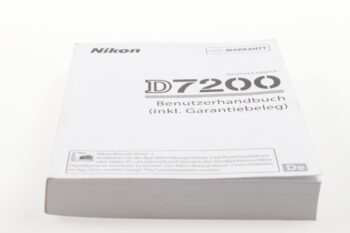 Nikon D7200 Benutzerhandbuch De