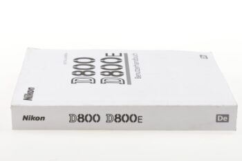 Nikon D800/D800E Benutzerhandbuch DE