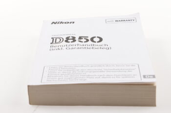 Nikon D850 Benutzerhandbuch DE