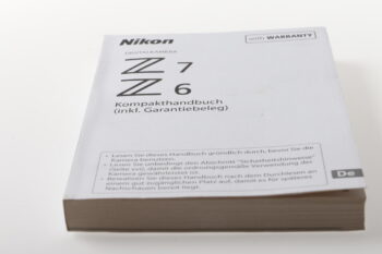 Nikon Z6 Z7 Benutzerhandbuch