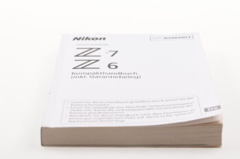 Nikon Z6 Z7 Benutzerhandbuch