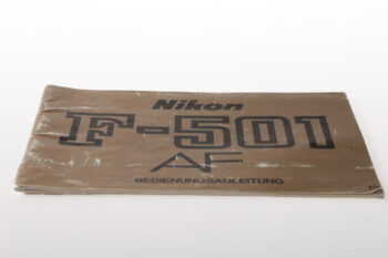 Nikon F-501 Bedienungsanleitung