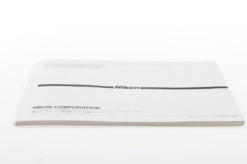 Nikon F4 / F4s Bedienungsanleitung