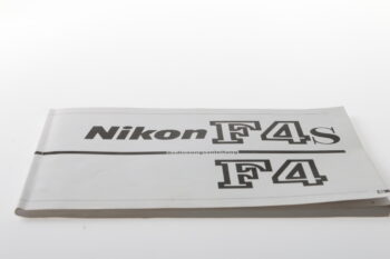 Nikon F4 / F4s Bedienungsanleitung