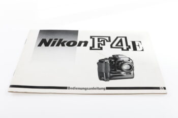 Nikon F4E Bedienungsanleitung