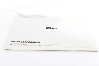Nikon F4E Bedienungsanleitung