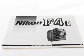 Nikon F4E Bedienungsanleitung