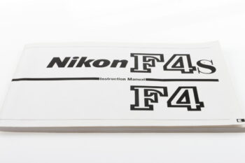 Nikon F4 / F4s Instruction Manual