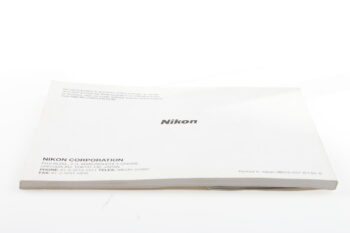 Nikon F5 Instruction Manual