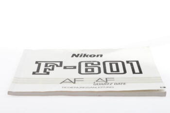 Nikon F-601 Bedienungsanleitung