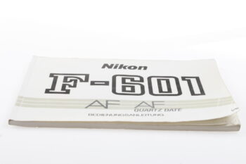 Nikon F-601 Bedienungsanleitung