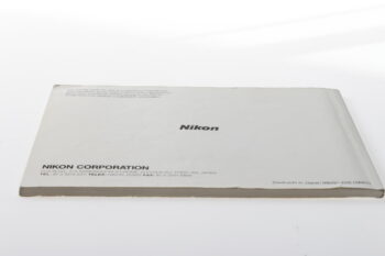 Nikon F-601 Bedienungsanleitung