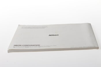 Nikon F-601 Bedienungsanleitung