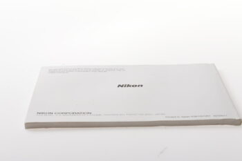 Nikon F90X Instruction Manual