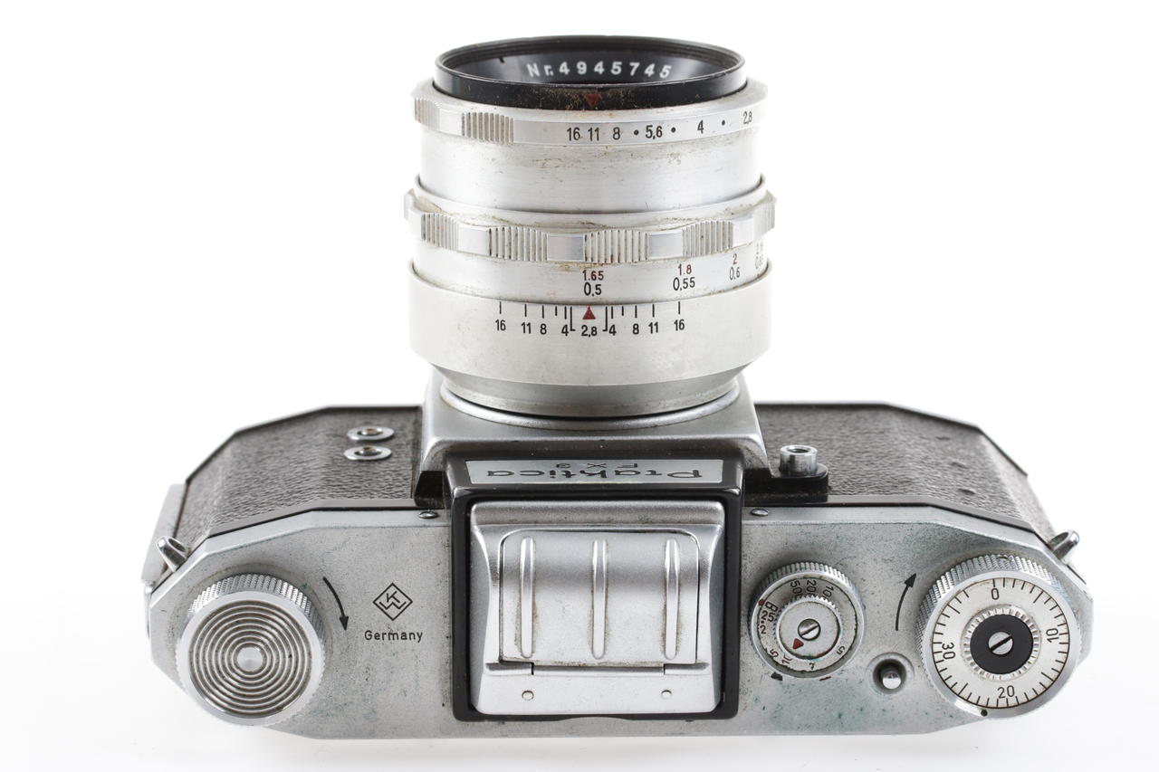Praktica FX Gehäuse mit T 50mm f/2,8 Objektiv - #4945745