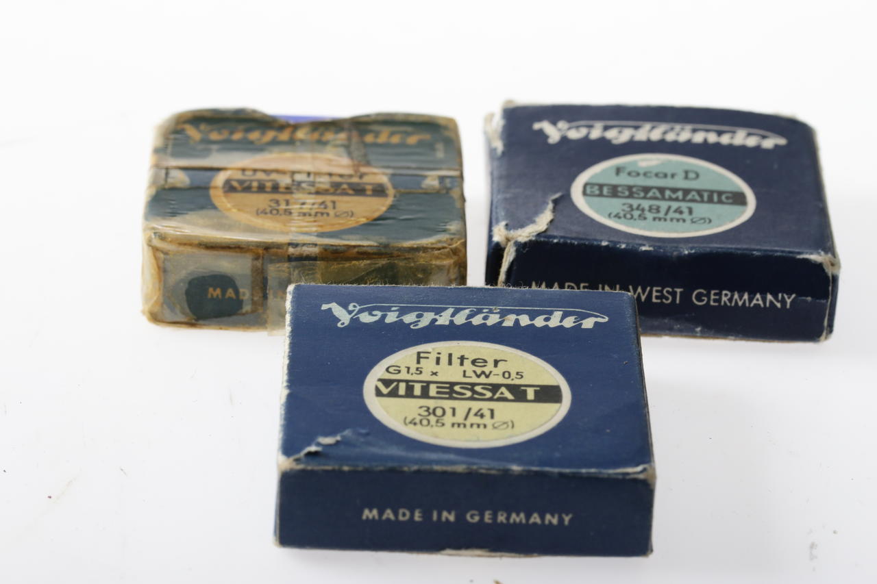 Voigtländer Filtersatz 40,5mm UV, Gelb G1,5, Fokotar 0,15