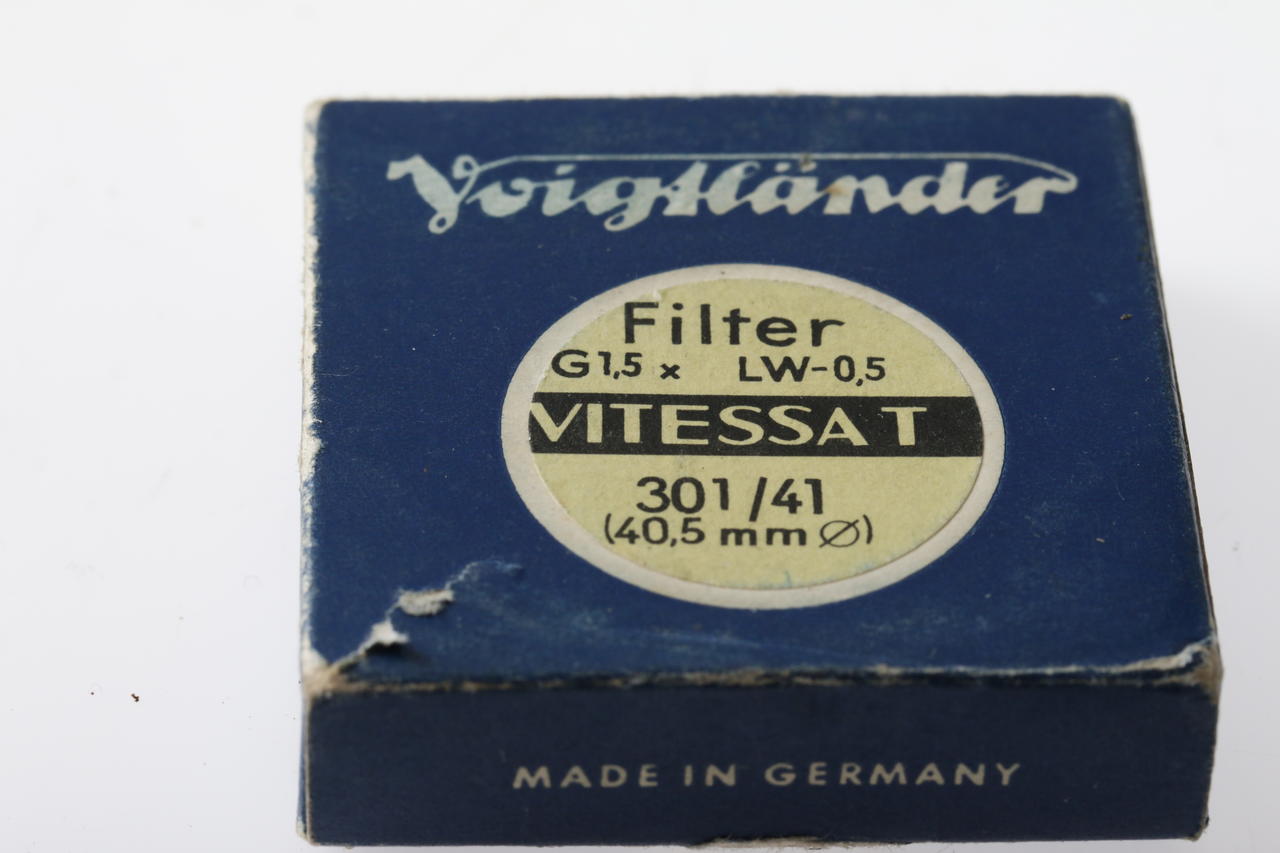 Voigtländer Filtersatz 40,5mm UV, Gelb G1,5, Fokotar 0,15