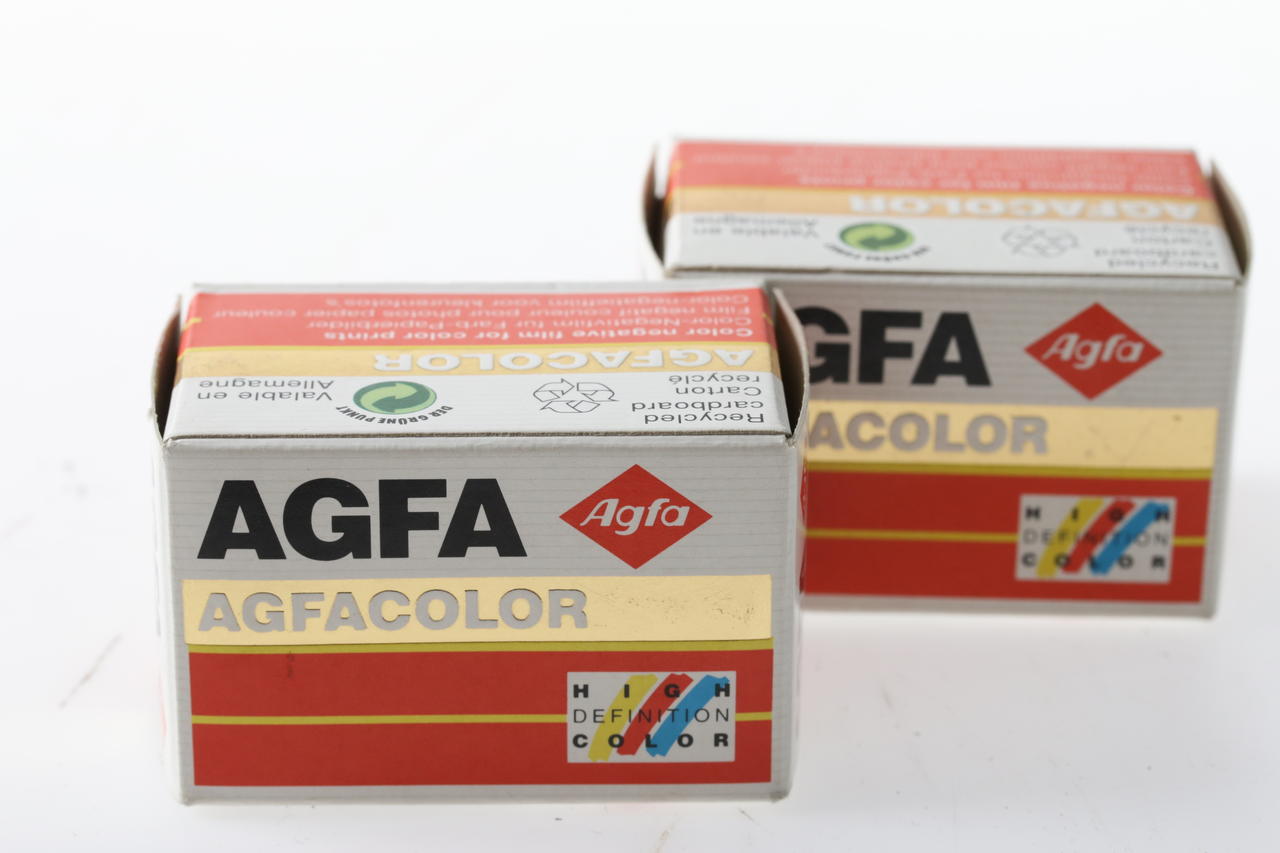 Agfa Agfacolor Rapid XRG 200 Film - 2 Stück abgelaufen