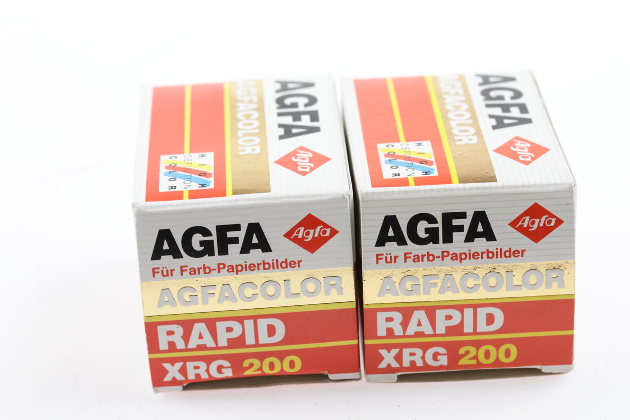 Agfa Agfacolor Rapid XRG 200 Film - 2 Stück abgelaufen