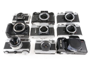 Konvolut diverse SLR Kameras - 9 Stück Bastlergeräte