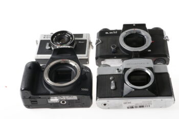 Konvolut diverse SLR Kameras - 9 Stück Bastlergeräte