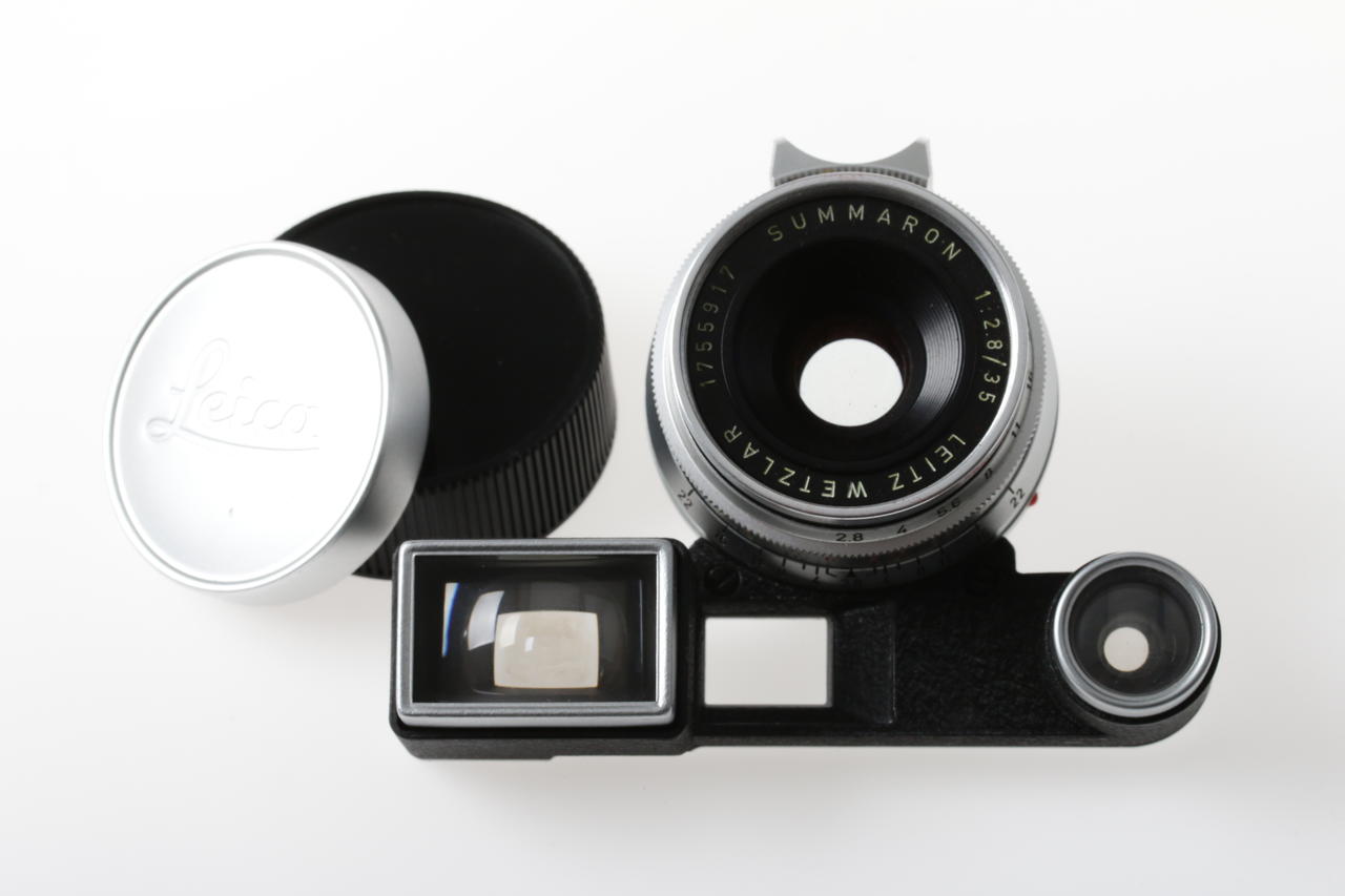 Leica Summaron 35mm f/2,8 mit Brille für Leica M - #4755917