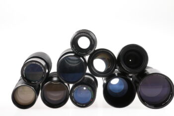 Konvolut diverse Objektive - 24 Stück Bastlergeräte