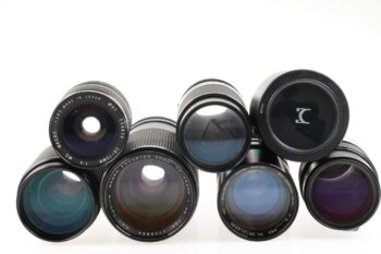 Konvolut diverse Objektive - 24 Stück Bastlergeräte